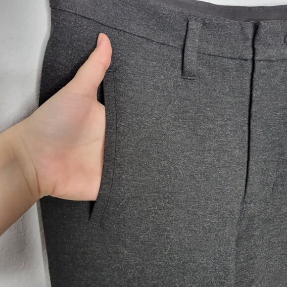 Kit & Ace Gray High Rise Straight Leg Ankle Trouser Pants Women's 4 - Picture 3 of 11